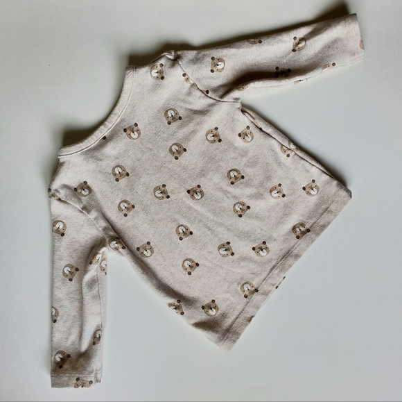 George Light Tan Shirt with Bear Print - Picture 5 of 5